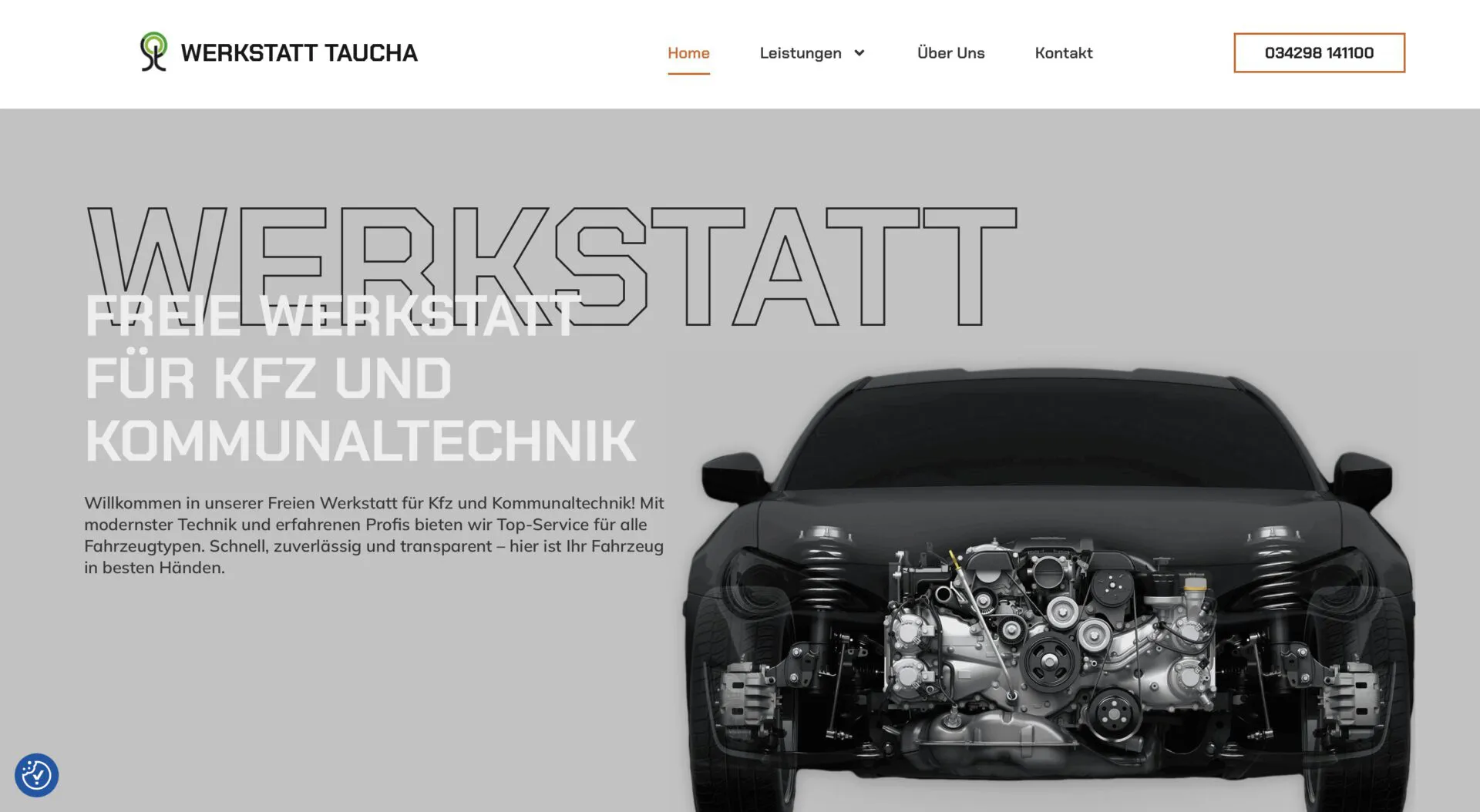Website der Werkstatt Taucha